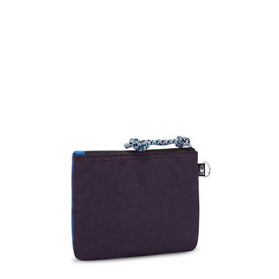 Kipling Casual Pouch Small Case Bags Blue Purple Block | AU 2057XY